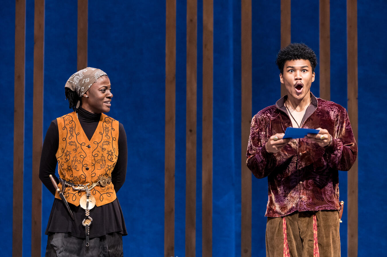 ROMEO - "Romeo & Juliet"; dir. H. Adam Harris (GRSF '25); ph: Dan Norman; also in the pic. Eliana Rowe