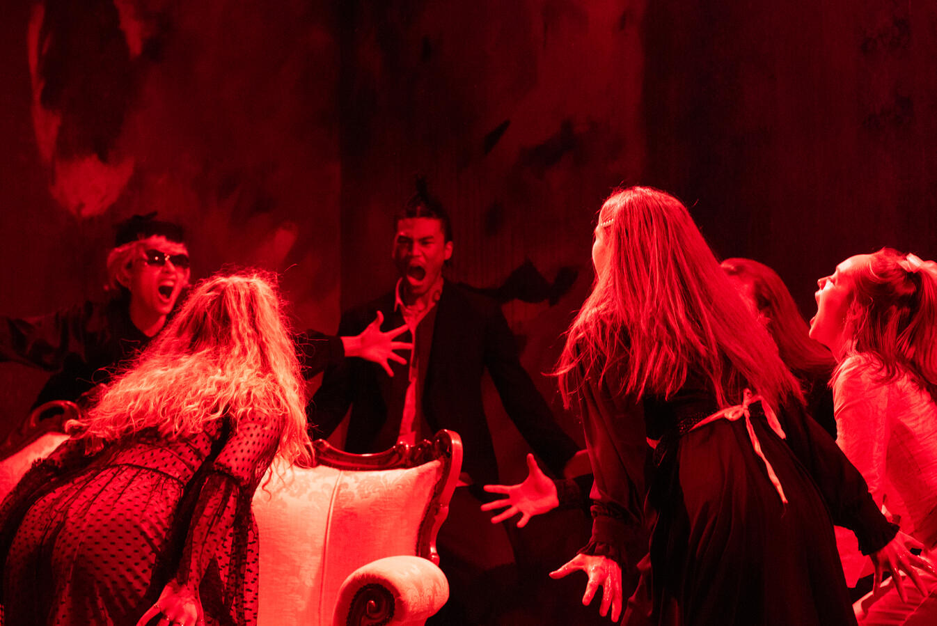 EJLERT LOVBORG- "Hedda Gabler" dir. John Gould Rubin. ph: ak47division. Also in the pic: Nellie Svennson, Ethan Seizer, Ana Ordonez, Niamh De Brun, Lauren Therese White