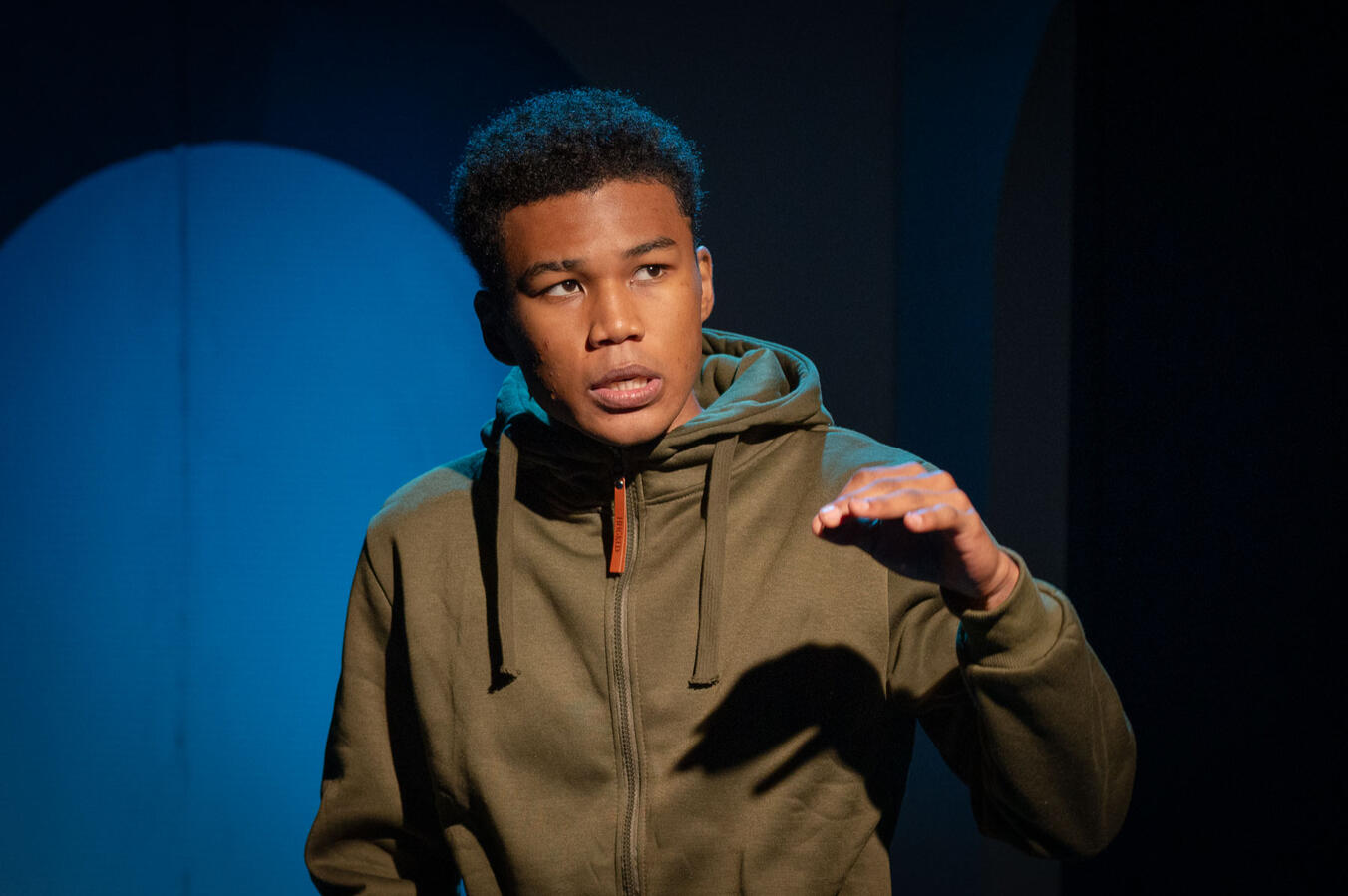 JAK- "Tracks" by Paula B Stanic dir. Tabatha Gayle and Sarah Norris (Off-Broadway). ph: Burdette Parks